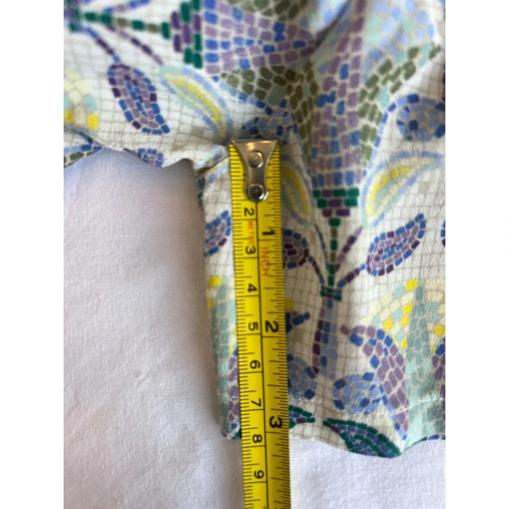 Women's Tory Burch, mosaic print silk romper S/P